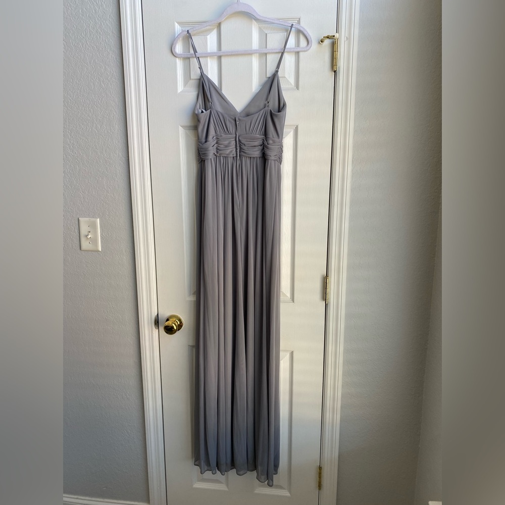 Grey David’s Bridal Bridesmaids Dress Size 6